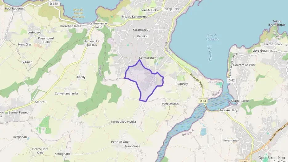 Maison 110 m² six pièces à vendre à Locquirec Maison 110 m² six pièces à vendre à Locquirec