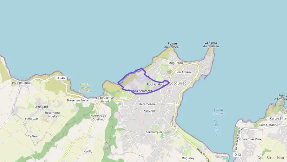 Maison 102 m² cinq pièces à vendre à Locquirec Maison 102 m² cinq pièces à vendre à Locquirec