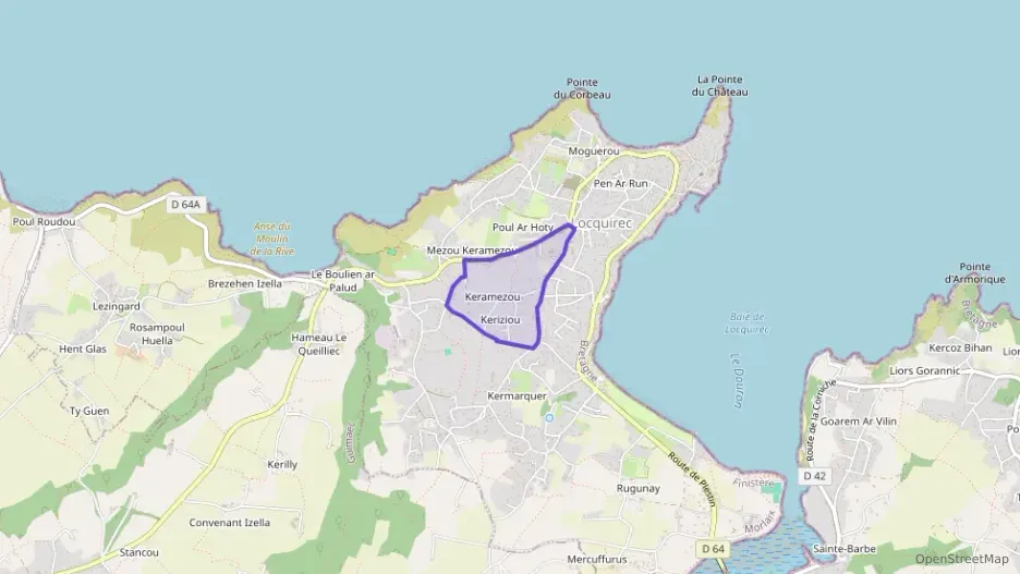 Maison 70 m² trois pièces à vendre à Locquirec