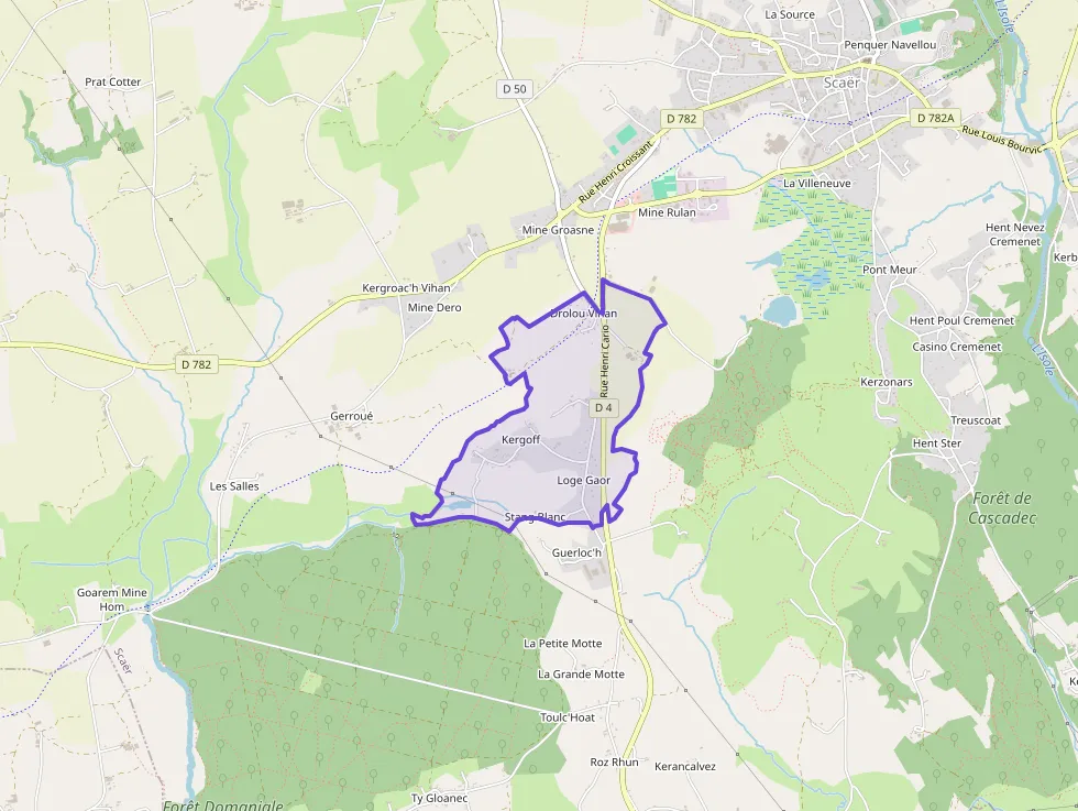 Maison 45 m² trois pièces à vendre à Scaër