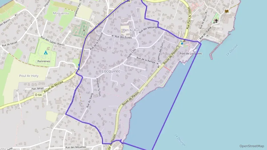 Maison 94 m² quatre pièces à vendre à Locquirec Maison 94 m² quatre pièces à vendre à Locquirec