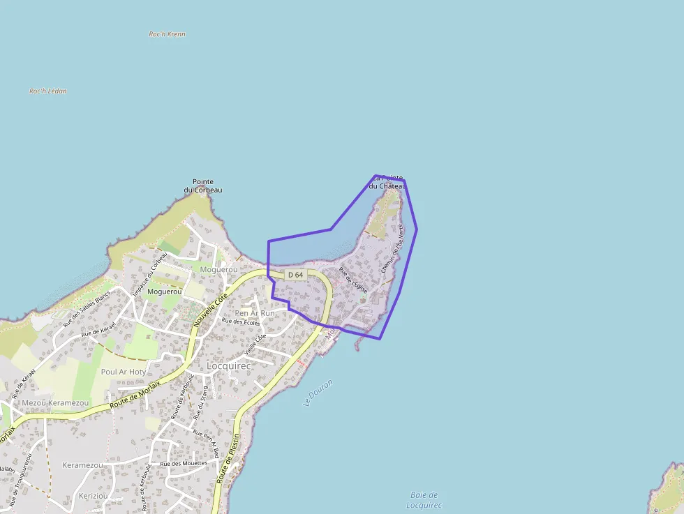 Maison 70 m² quatre pièces à vendre à Locquirec