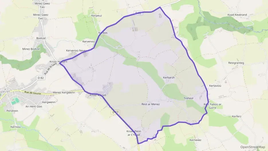 Maison 59 m² deux pieces à vendre à Spézet Maison 59 m² deux pieces à vendre à Spézet