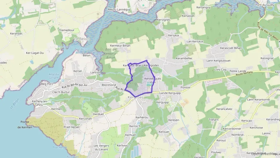 Maison 95 m² cinq pièces à vendre à Moëlan-sur-Mer