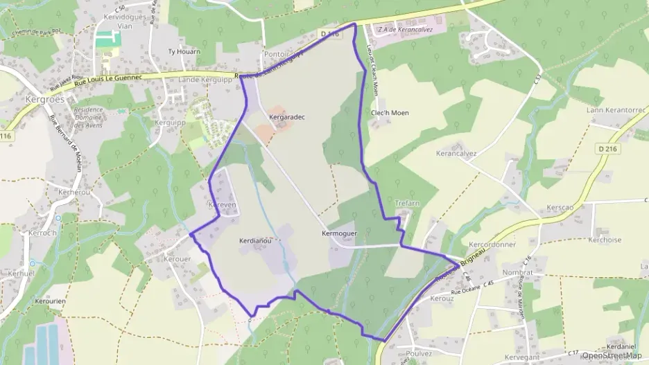 Maison 70 m² quatre pièces à vendre à Moëlan-sur-Mer