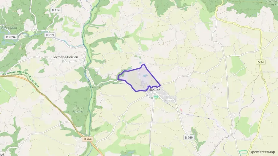 Maison 80 m² deux pieces à vendre à Poullaouen Maison 80 m² deux pieces à vendre à Poullaouen