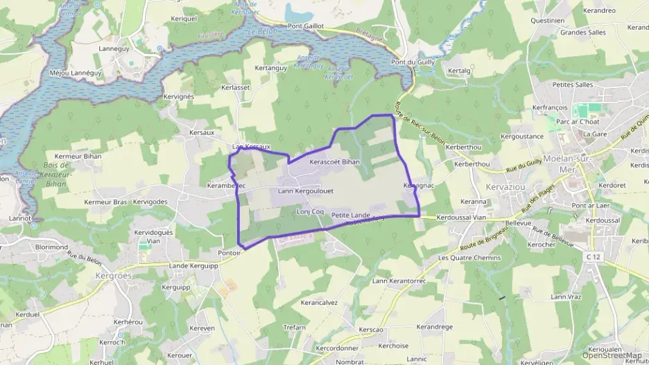 Maison 62 m² deux pieces à vendre à Moëlan-sur-Mer