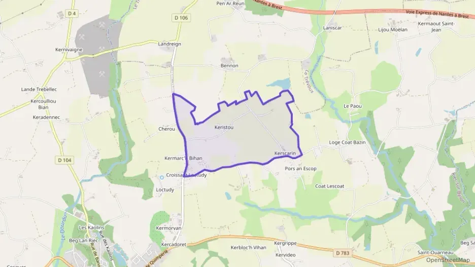 Maison 103 m² quatre pièces à vendre à Riec-sur-Bélon