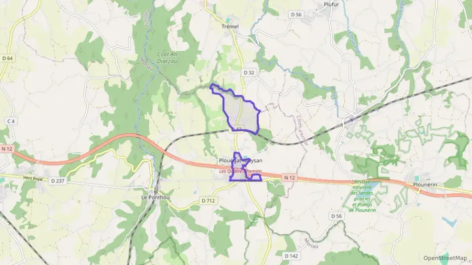 Maison 64 m² trois pièces à vendre à Plouégat-Moysan Maison 64 m² trois pièces à vendre à Plouégat-Moysan