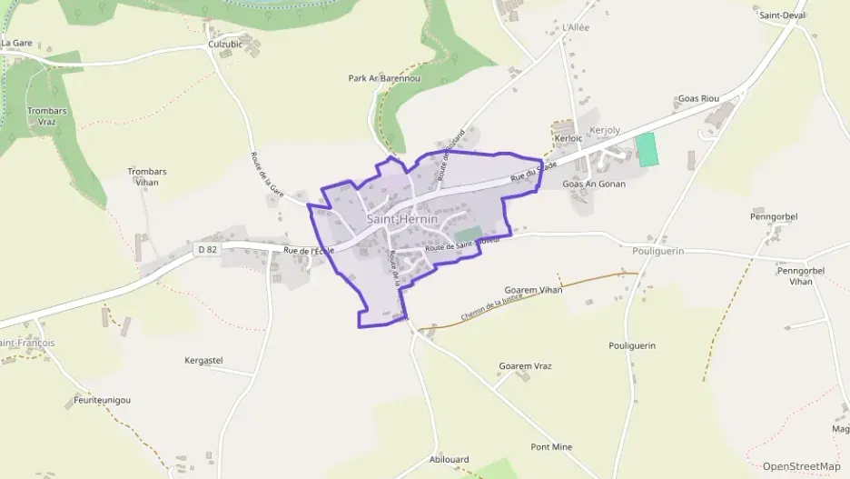 Maison 89 m² cinq pièces à vendre à Saint-Hernin Maison 89 m² cinq pièces à vendre à Saint-Hernin