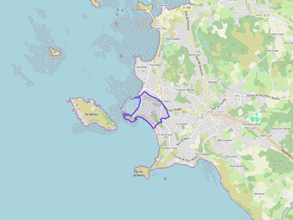 Maison 85 m² trois pièces à vendre à Trébeurden