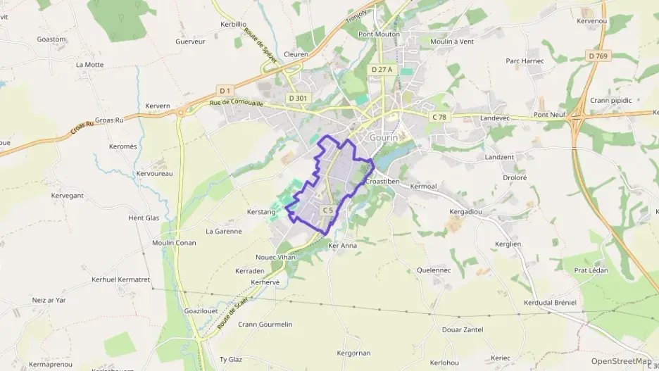 Maison 71 m² quatre pièces à vendre à Gourin