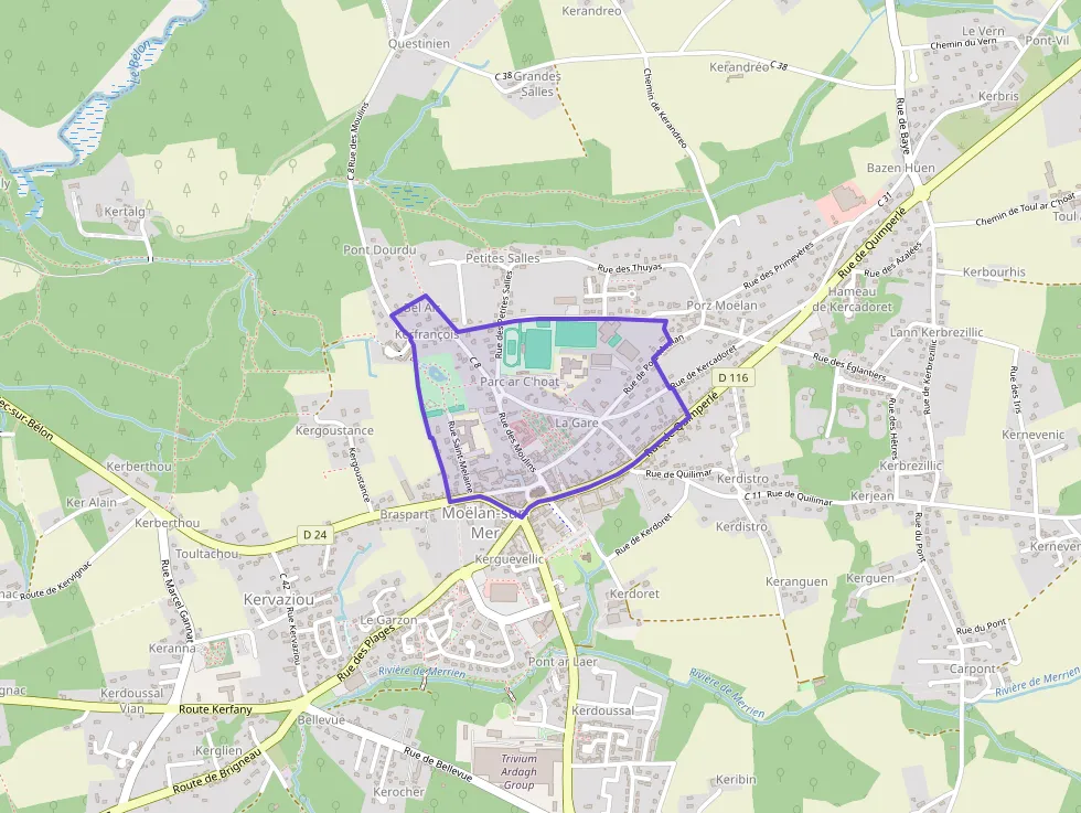 Maison 102 m² 5 pièces à vendre à Moëlan-sur-Mer