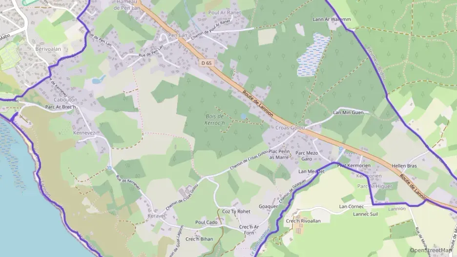 Maison 76 m² quatre pièces à vendre à Trébeurden Maison 76 m² quatre pièces à vendre à Trébeurden