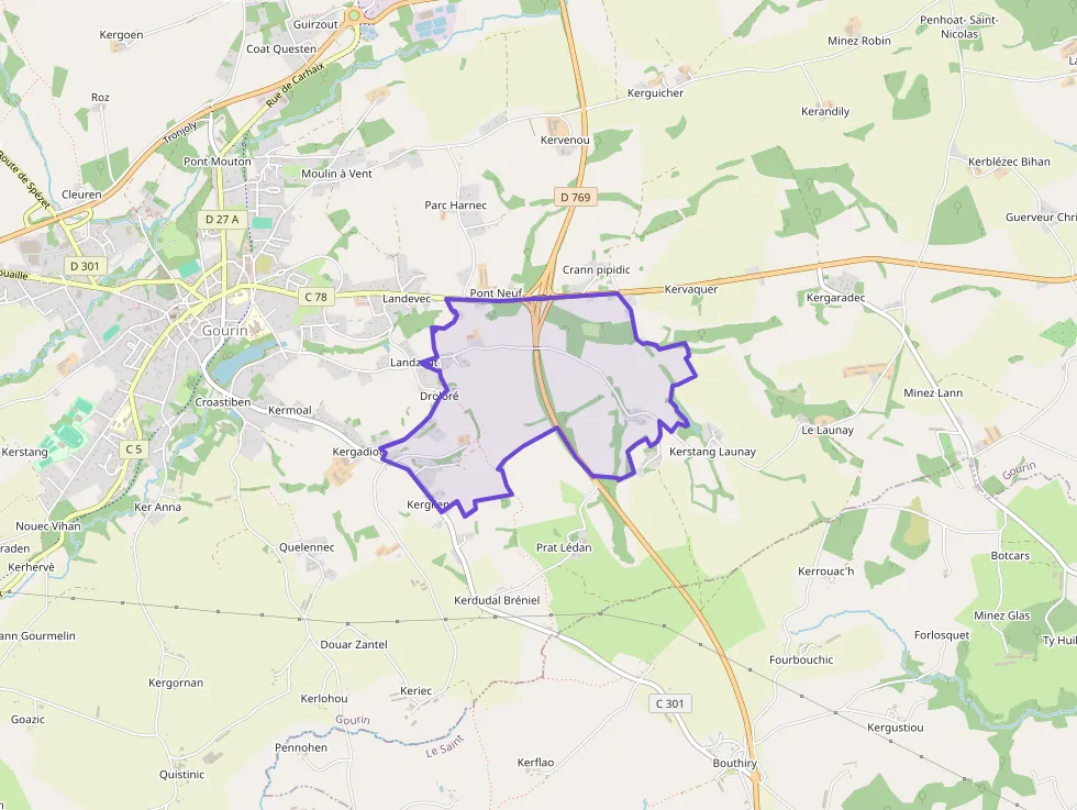 Maison 120 m² quatre pièces à vendre à Gourin