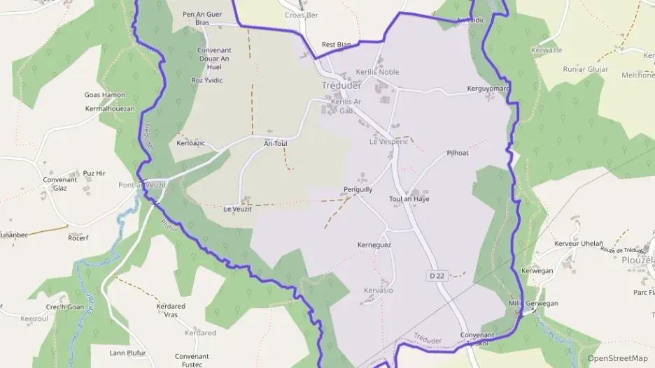 Maison 108 m² trois pièces à vendre à Tréduder Maison 108 m² trois pièces à vendre à Tréduder