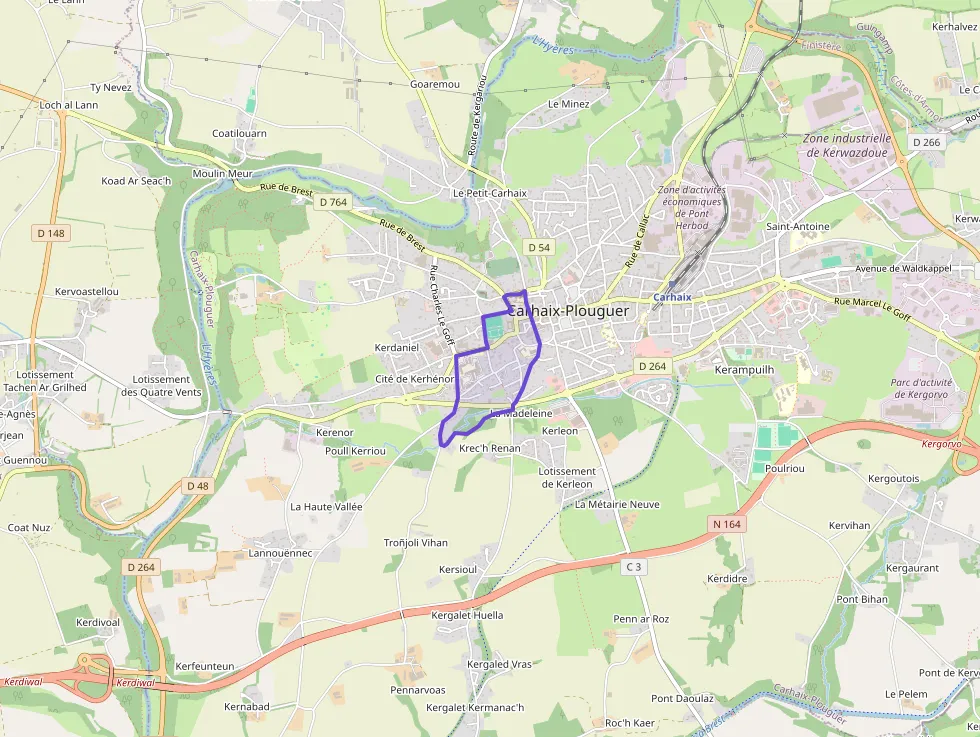 Maison 105 m² 5 pièces à vendre à Carhaix-Plouguer