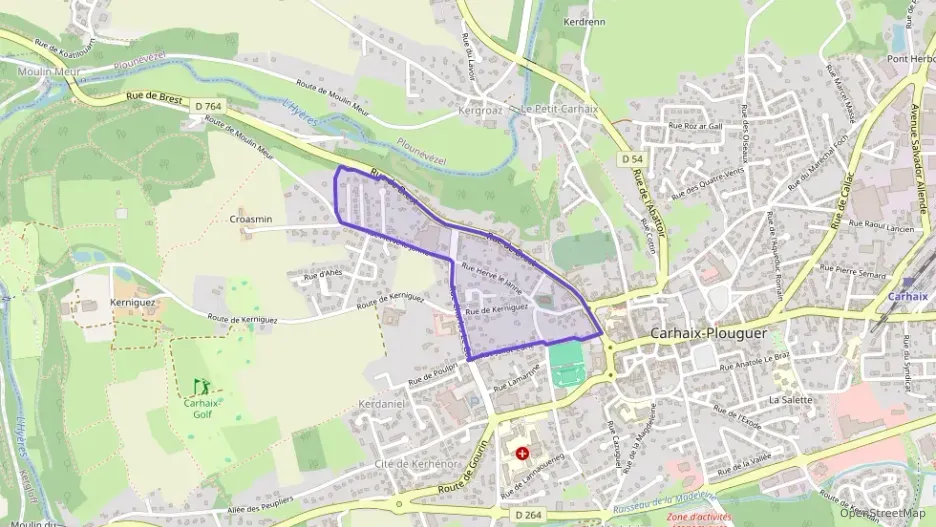 Maison 89 m² quatre pièces à vendre à Carhaix-Plouguer Maison 89 m² quatre pièces à vendre à Carhaix-Plouguer