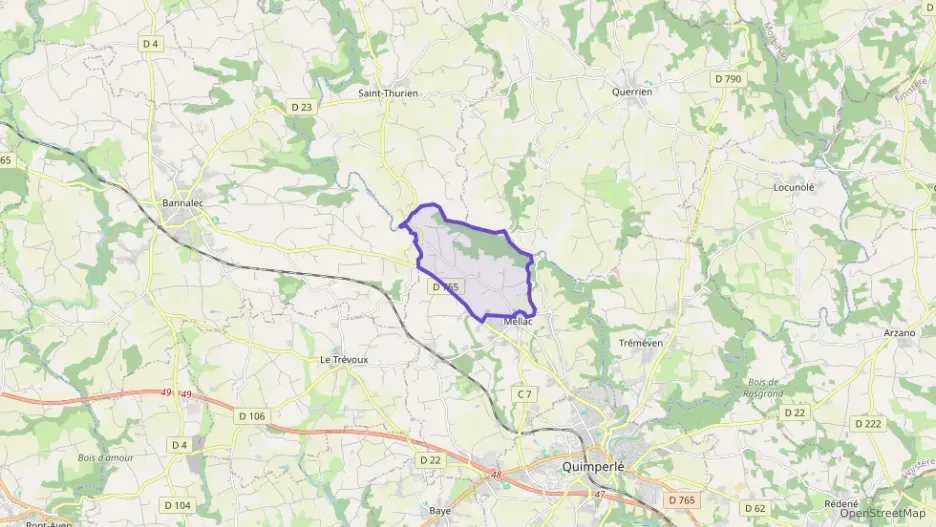 Maison 108 m² quatre pièces à vendre à Mellac