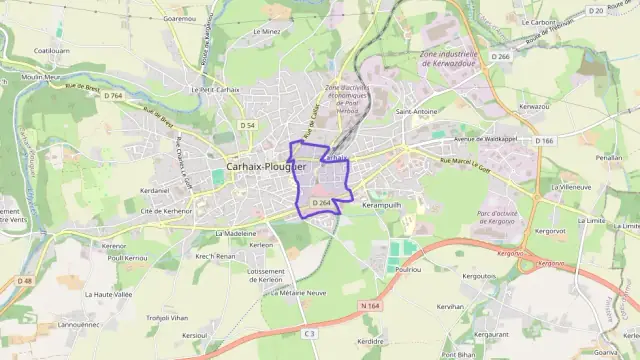 Maison 74 m² 5 pièces à vendre à Carhaix-Plouguer