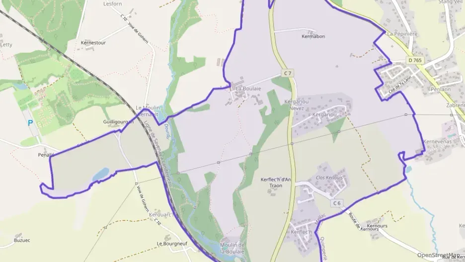 Maison 95 m² cinq pièces à vendre à Mellac Maison 95 m² cinq pièces à vendre à Mellac