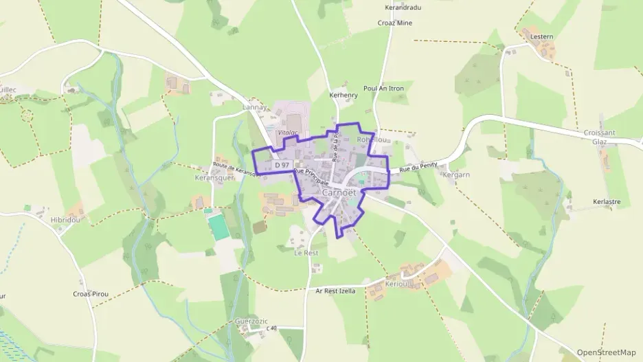 Maison 60 m² trois pièces à vendre à Carnoët