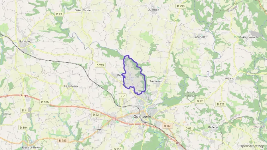 Maison 108 m² cinq pièces à vendre à Mellac