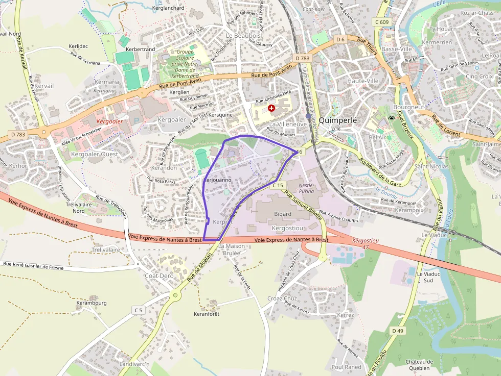 Maison 115 m² quatre pièces à vendre à Quimperlé