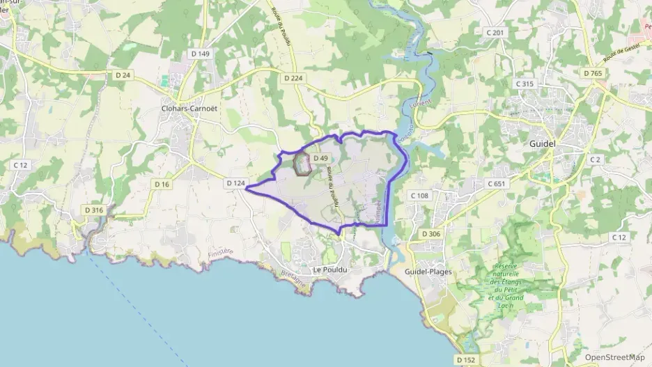 Maison 70 m² trois pièces à vendre à Clohars-Carnoët