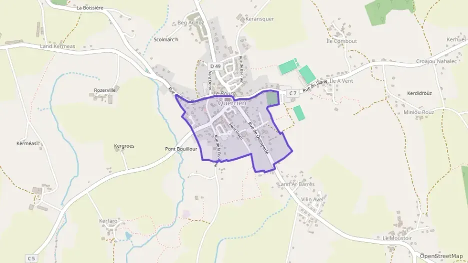 Maison 117 m² cinq pièces à vendre à Querrien