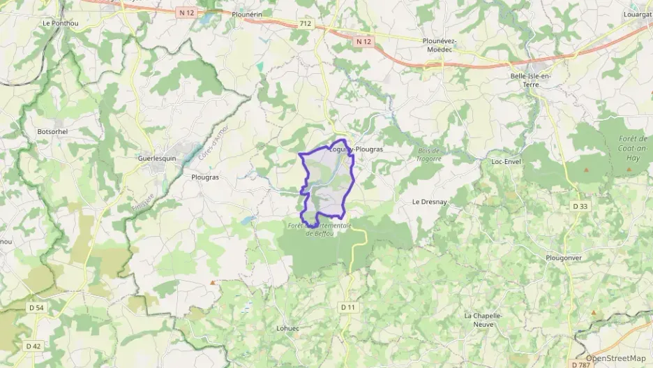Maison 50 m² deux pieces à vendre à Loguivy-Plougras
