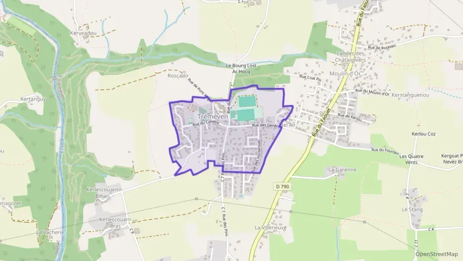 Maison 96 m² cinq pièces à vendre à Tréméven