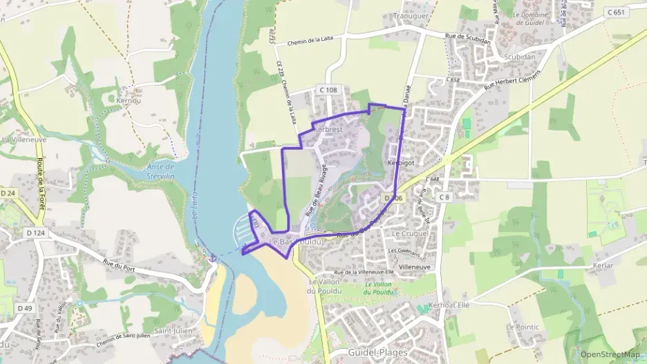 Maison 91 m² quatre pièces à vendre à Guidel