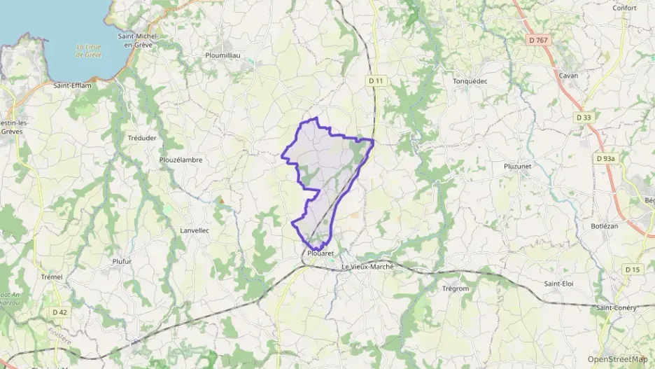 Maison 89 m² trois pièces à vendre à Plouaret