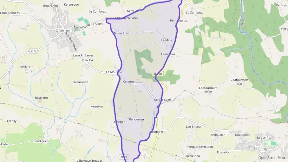 Maison 85 m² deux pieces à vendre à Querrien Maison 85 m² deux pieces à vendre à Querrien