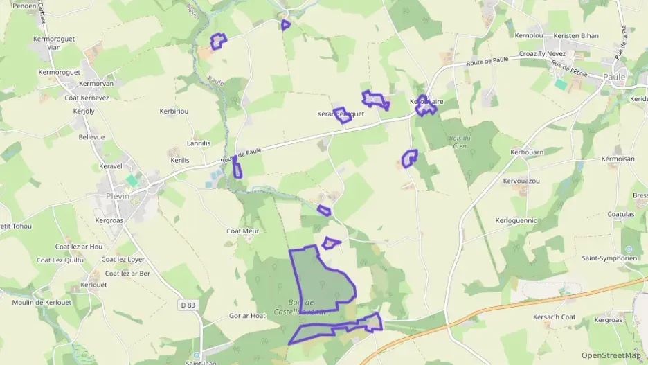 Maison 50 m² trois pièces à vendre à Paule