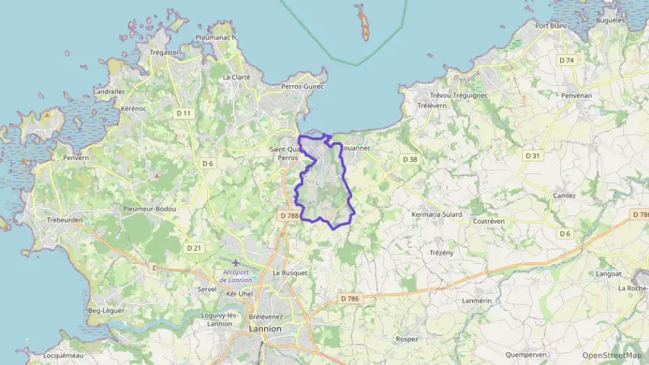 Maison 60 m² trois pièces à vendre à Louannec