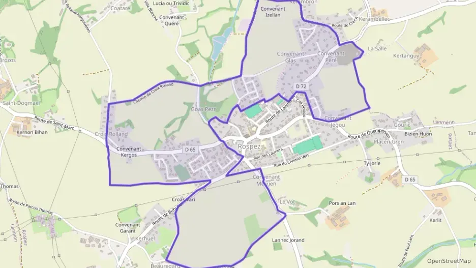 Maison 82 m² quatre pièces à vendre à Rospez Maison 82 m² quatre pièces à vendre à Rospez