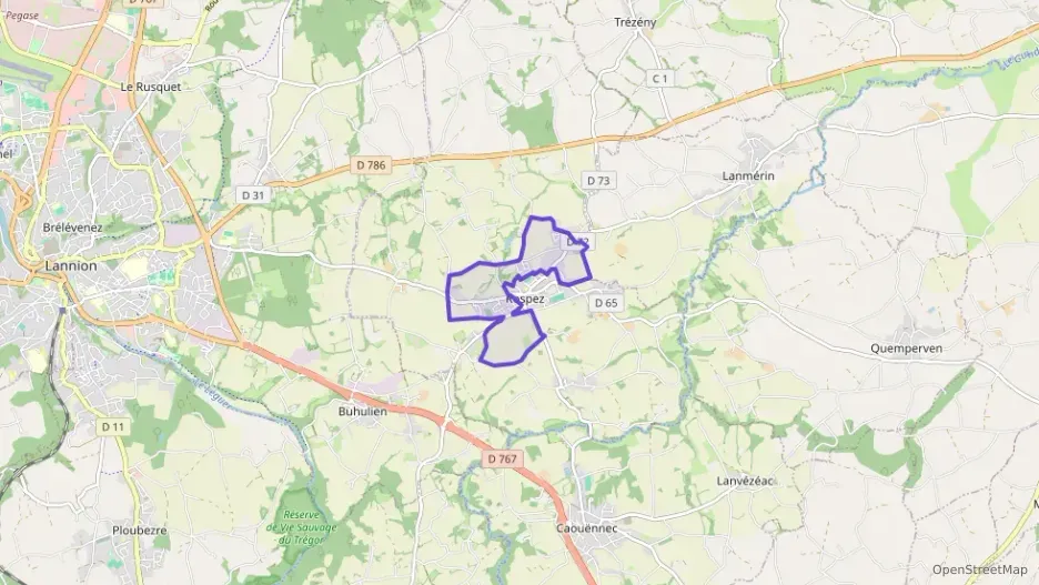 Maison 82 m² quatre pièces à vendre à Rospez Maison 82 m² quatre pièces à vendre à Rospez