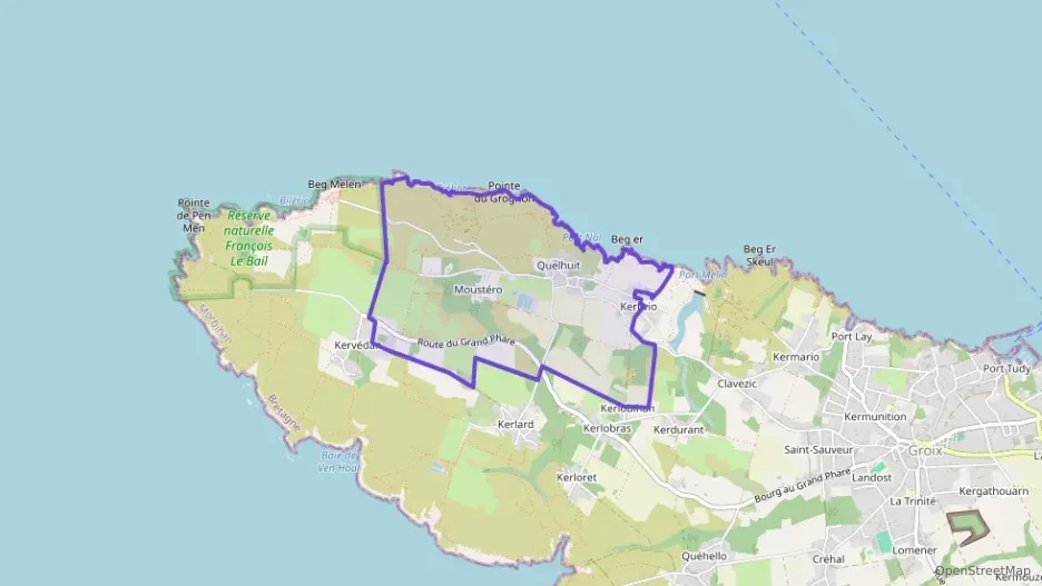 Maison 50 m² six pièces à vendre à Groix Maison 50 m² six pièces à vendre à Groix