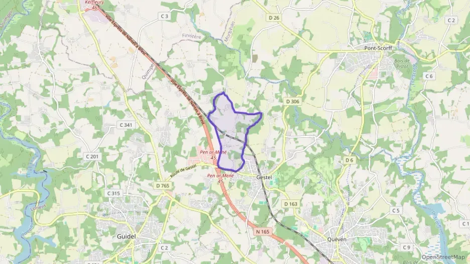 Maison 160 m² six pièces à vendre à Guidel