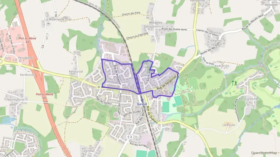 Maison 125 m² sept pièces à vendre à Gestel