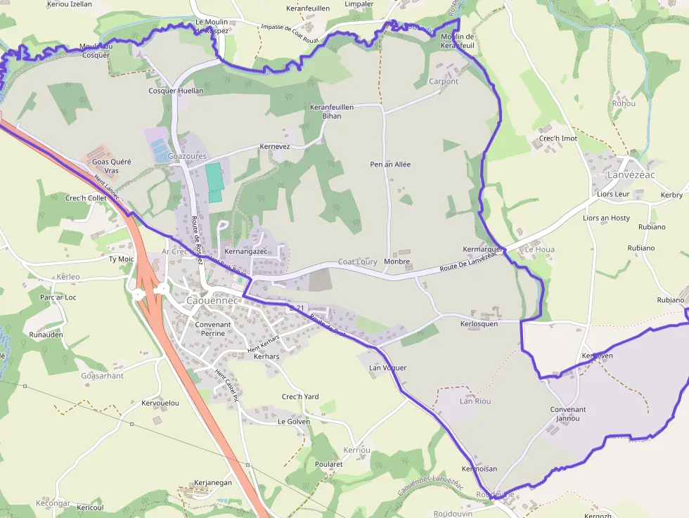 Maison 89 m² 5 pièces à vendre à Caouënnec-Lanvézéac