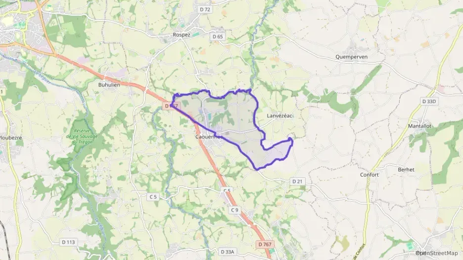 Maison 89 m² cinq pièces à vendre à Caouënnec-Lanvézéac