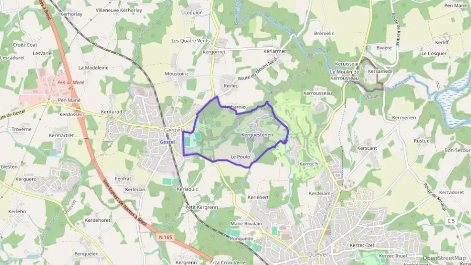 Maison 94 m² quatre pièces à vendre à Gestel