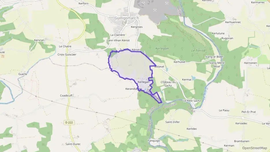 Maison 77 m² trois pièces à vendre à Guilligomarc`h Maison 77 m² trois pièces à vendre à Guilligomarc`h