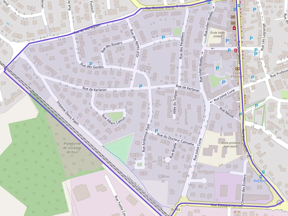 Maison 82 m² quatre pièces à vendre à Quéven