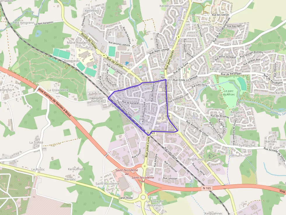 Maison 82 m² quatre pièces à vendre à Quéven