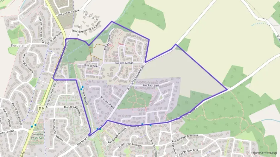 Maison 84 m² quatre pièces à vendre à Quéven