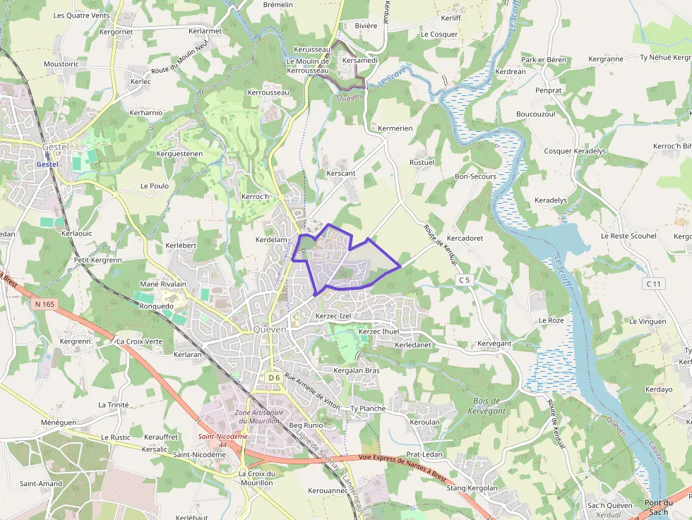 Maison 84 m² quatre pièces à vendre à Quéven